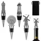 Metal Wine Stoppers Windmill/Big Ben/Giant Wheel/Nautical Lighthouse Decor Bottle Plug Bar Tool Wine