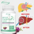 Milk Thistle 1000 Mg Silymarin with Dandelion Root Antioxidant Detoxification Support Liver Health