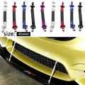 2PCS Universal Racing Car paraurti anteriore posteriore Lip Splitter Spoiler Support Bar Kit Pull Strut Rod regolabile 13cm nero rosso argento