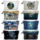 Ukiyoe Design Makeup Bag Lotus Blue Cosmetic Bags Women Toiletry Bag High Quality Pencil Cases