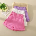 2023 Baby Shorts for Girls Casual Solid Kids Shorts Children Pants Girls Shorts Summer Thin Kids