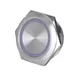 ABILKEEN New Arrival 40MM Momentary Push Button IP67 Stainless Steel Case Flat Head with LED Ring