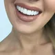 Silicone Smiling Snap Bottom False Teeth Dental Veneers Tooth Cover IImperfect Veneers Snap in Teeth