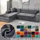 Velvet Sofa Cover for Living Room Thick Elastic Sofa Cover 1/2/3/4 Seater L Shaped Corner Sofa Cover