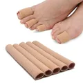 Silicone Cover Cut Toe Set Rib Fabric Gel Tube Sleeve Cap for Hammer Toe Finger Separation Protector