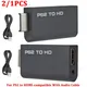 2/1PCS For PS2 to HDMI-compatible Converter Adapter 480i/480p/576i With 3.5mm Audio Cable Supports