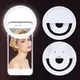 Selfie Fill Light Mini LED Light Ring with USB Phone Charger 3 Modes Selfie Light Compatible with