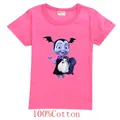 Disney Vampirina Kids Clothes T Shirts Children Cartoons Casual Tops Boys Girls Teenager Outfits Tee