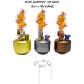 Portable Mini Aluminum Alloy Liquid Alcohol Stove Outdoor Camping Backpack Cooking Stove Barbecue