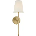 LED Wall Lamp American Minimalism Black Gold Upholstery Light for Living Room Decor Bedroom Bedside