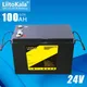 LiitoKala 24V 100Ah LiFePO4 Battery Solar Golf Car for Forklift waterproof battery pack for