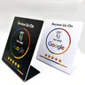 NFC Google Review NFC Stand Display Table Display URL Writing Social Media Business Review Cards