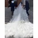 Jupe de mariée à volants détachable jupe en tulle robe de Rh jupe de train taille personnalisée