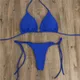 Maillot de bain sexy pour femmes ensemble deux pièces culotte tanga soutien-gorge push-up style