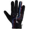 Helstons Freedom Summer Motorcycle Gloves, black-red-blue, Size 2XL