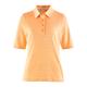 Avena Damen Polo-Hemd Orange gestreift