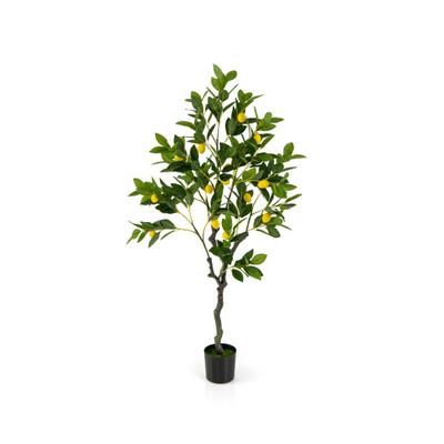 Costway Artificial Lemon Tree 2.6/4/5.2 Feet Tall ...