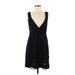 BCBGMAXAZRIA Casual Dress - Mini: Black Dresses - Women's Size Medium