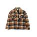 Zara Fleece Jacket: Short Brown Print Jackets & Outerwear - Kids Boy's Size 9