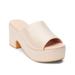 Terry Platform Sandal