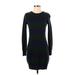 Polo by Ralph Lauren Casual Dress - Sweater Dress: Black Dresses - Women's Size X-Small