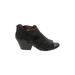 Natural Soul by Naturalizer Ankle Boots: Black Solid Shoes - Women's Size 7 - Open Toe