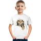 Kinder Jungen T-Shirt T-Shirt Kurzarm Katze Dinosaurier Grafik 3D-Druck Tier Schule Kinder Tops aktive weiße Katze hellweiße weiße Katze