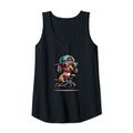 Damen Einzigartiges Dackel BMX Bike Design für Hundeliebhaber Tank Top