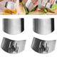 Stainless Steel Finger Hand Protector, 4PCS Stainless Steel Finger Guard for Cutting Food, Premium Finger Shield Knife Cutting Protector Slicing Tool Finger Protector for Kitchen