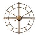 Large Metal Wall Clock Silent Retro Wall Clock Large Roman Numerals Used for Living Room Kitchen Fireplace Bedroom Decoration