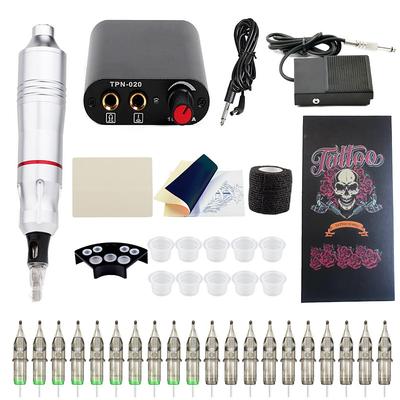 BaseKey Professional Tattoo Kit Tattoo Machine - 1 pcs Tattoo Machines, Safety / Professional / Best Quality Aluminum Alloy 16 W Tattoo Pen