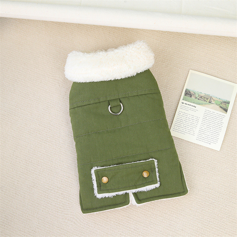Dog Cat Coat Jacket Simple Style Winter Breathable Soft Washable Comfortable Thick Dailywear Casual Daily Weekend Walking Dog Clothing for Cat Dog Husky Labrador Alaskan Malamute
