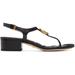 Double G Leather Thong Sandals - Black - Gucci Flats