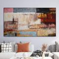 Abstract Painting Hand Painted Canvas Paintings Textured colorful Painting Extra Large Painting best high quality pattle knife Painting Large Modern Abstract Art painting