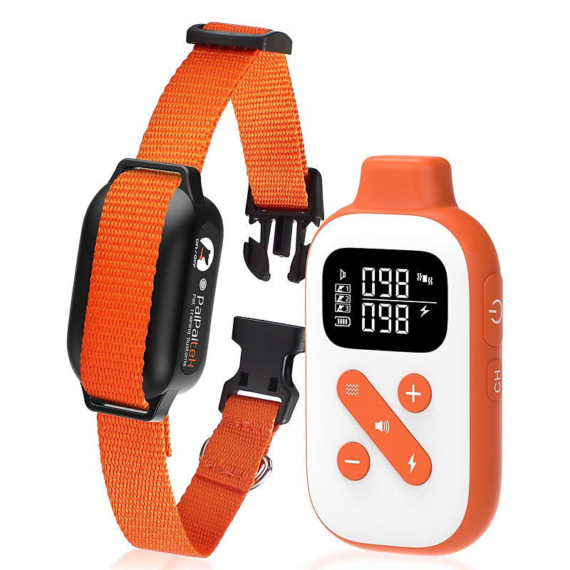 Bark Collar for Large Dogs with Remote 3300ft Range Bark and Training Collar Combo with 3 Modes Beep Vibrate Safety Shock 100% Waterproof Anti Bark Device for Dogs