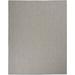 Gray/White 84 x 60 x 0.25 in Area Rug - Nourison Rectangle COURT Indoor/Outdoor Area Rug, Polypropylene | 84 H x 60 W x 0.25 D in | Wayfair