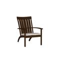Summer Classics Club Aluminum Adirondack Chair in Black/Brown | Wayfair 332097+C0104210N