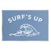 Stupell Industries bb-524-Wood Surf's up on by Lil' Rue No Frame Print on MDF in Blue | 19" H x 13" W x 0.5" D | Wayfair bb-524_wd_13x19