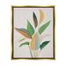 Stupell Industries Bb-155-Floater Neutral Botanical Leaves Framed On Canvas by Janet Tava Print Canvas in Green | 21 H x 17 W x 1.7 D in | Wayfair
