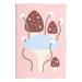 Stupell Industries Fun Mushrooms On Pink by Lil' Rue | 15 H x 10 W x 0.5 D in | Wayfair bb-083_wd_10x15