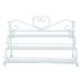 Grandest Birch 3 Layer Heart Nail Polish Shelf Cosmetic Display Stand Holder Rack Organizer Heart Design Display Stand 3 Layer Nai