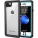 Lanhiem iPhone 8 Plus Case iPhone 7 Plus Case IP68 Waterproof Dustproof Shockproof Case with Built-in Screen Protector Full Body Underwater Protective Cover for iPhone 7/8 Plus (5.5 inch Blue)