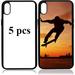 JUSTRY 5 PCS Sublimation Blanks Phone Case Cases Covers Compatible with Apple iPhone X/10 iPhone Xs 5.8 Inch. Blank Printable Phone Case for DIY Sublimation Soft Rubber Shockproof Slim Case Anti-Slip