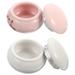 2 Pcs Powder Bottle Ceramic Kitchen Canister Mini Cosmetic Jar Ceramics