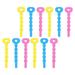 24 Pcs Hair Curling Iron Sponge Spiral Curlers Curls Hairdressing Tool DIY Styling Short Modeling Miss