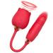 Roses Women Dresses Toy Women Relaxing Body Portable Roses Toy 2 in 1 Vibrator Washable and Rechargeable Women Toy for Pleasure Holiday