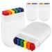 4pcs Face Paint Rainbow Body Paint Pride Month Celebrations Cosplay Party Makeup Tools