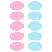 10 Pcs Nail Palette Silicone Palettes Coloring Tool Gel Polish Cosmetic Mixing Art Dishes Manicure Pallet