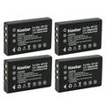 Kastar 4-Pack Battery Replacement for Brother LD0665001 MDS2E AP-1908 Rechargeable Li-ion Battery Brother DS820W Scanner Brother DS920DW Scanner