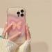 Korean Cute Gradient Butterfly Wavy Clear Phone Case For iPhone 15 11 13 14 12 Pro Max XS Max X XR Plus Shockproof Soft Cover